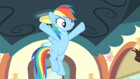 Rainbow Dash getting excited S4E24