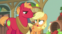 Young Applejack "what Big Mac means is" S6E23