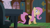 Fluttershy looking at Angel S5E21