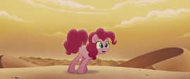 Pinkie Pie excited to see a desert city MLPTM