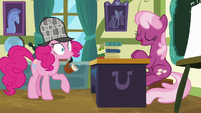 Pinkie Pie surprised by Cheerilee's information S7E23