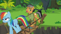 Quibble Pants "feel as real as possible" S6E13