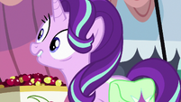 Starlight Glimmer looking around nervously S7E4