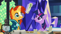 Twilight marvels at the Palominian letter opener S7E24