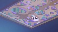 Cozy Glow looks inside floor grate S8E22