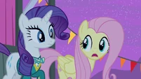 "Oh, Rarity, we can't disappoint that sweet little filly."