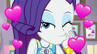 Rarity winks surrounded by hearts EGDS51