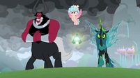 Tirek, Cozy, and Chrysalis eager to fight S9E25