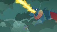 Torch bellowing fire breath S7E16