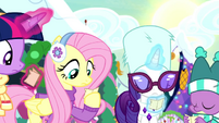 Twilight Sparkle, Fluttershy, Rarity and Spike see who they got MLPBGE