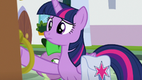 Twilight knocks on Dusty's house door S9E5