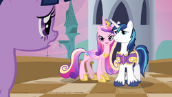 Cadance being possessive of Shining Armor S2E25