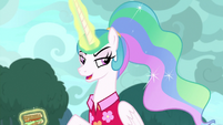 Celestia "well, they hurt less than" S9E13