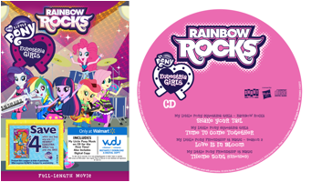 Rainbow Rocks My Little Pony & Equestria Girls on Blu-ray Disc