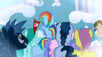 Filly Rainbow Dash looking S3E12