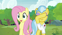 Fluttershy "you can open your eyes!" S7E5