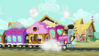 Friendship Express pulls into the station S6E22
