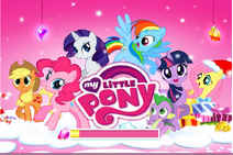 MLP mobile game Hearth's Warming Eve loading screen