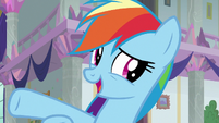 Rainbow Dash -doing a loyalty lesson- S8E1