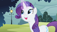 Rarity using magic on the tree S1E08