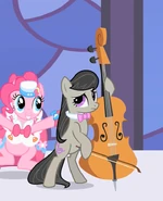 Octavia zażenowana zachowaniem Pinkie