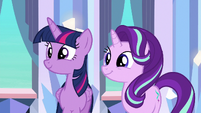 Twilight and Starlight happy for Thorax S6E16