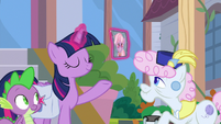 Twilight asks Pearly Stitch about Dusty S9E5