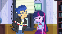 Flash asks Twilight to the dance EG