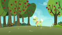Granny Smith appears from over the hill S8E5