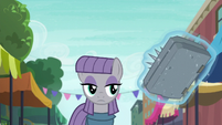 Maud Pie looking at stone spell book S6E3