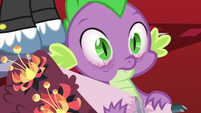 Spike's eyes get watery yet again S5E10