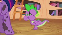 Spike before burping letter S2E20
