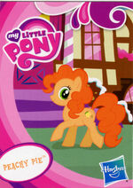 English monolingual version of Pony Collection Set, card 12 of 12: Peachy Pie