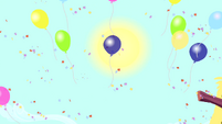 Balloons floating upward S4E12