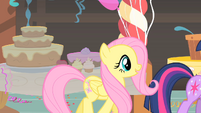 Fluttershy follows Twilight S1E22