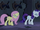 Fluttershy scared and Rarity frustrated S4E03.png