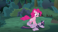 Pinkie Pie pounces on fake Twilight Sparkle S8E13