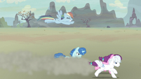 Rainbow Dash más lenta que los ponis que corren EMC-P2