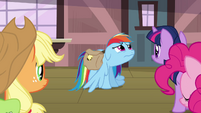 Rainbow Dash sad flashback face S3E12