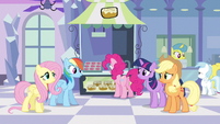 Can't believe Twilight is not scolding Pinkie Pie right now.