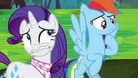 Rarity disgusted by the Bufogren S8E17