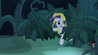 Rarity entering the Everfree Forest S7E19