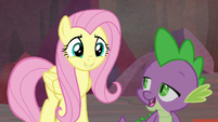 Spike "how are the baby dragons doing?" S9E9