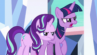 Twilight "get away from the changeling!" S6E16