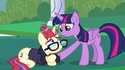 Twilight consoling Moon Dancer S5E12