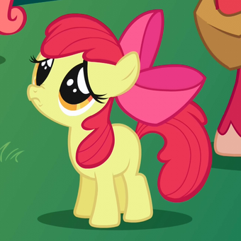 Apple Bloom My Little Pony Friendship Is Magic Wiki Fandom - roblox princess cadance pony apple bloom cutie mark