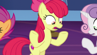 Apple Bloom looking at her adult body S9E22