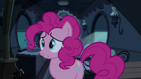 Pinkie Pie looking around for intruders S2E24