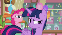 Pinkie holds her breath behind Twilight S5E19
