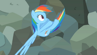 Rainbow Dash pulled away S2E07